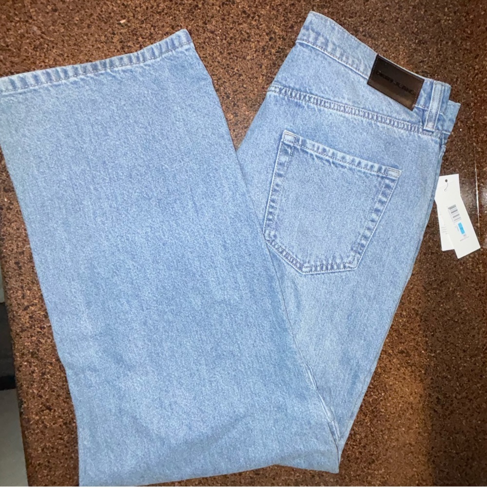 DKNY Light Blue Mid Rise Relaxed Straight - Picture 2 of 5